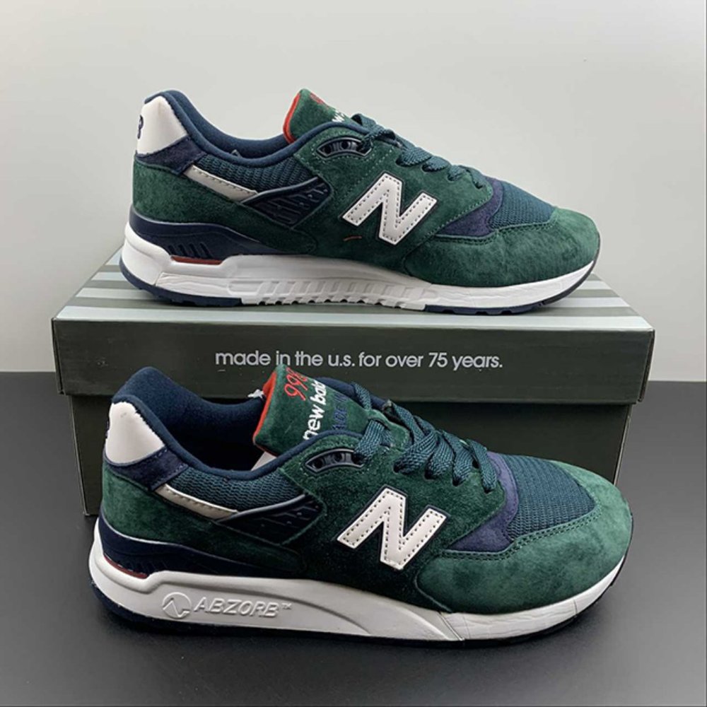 New Balance 998 Dark Green Mens Sneakers